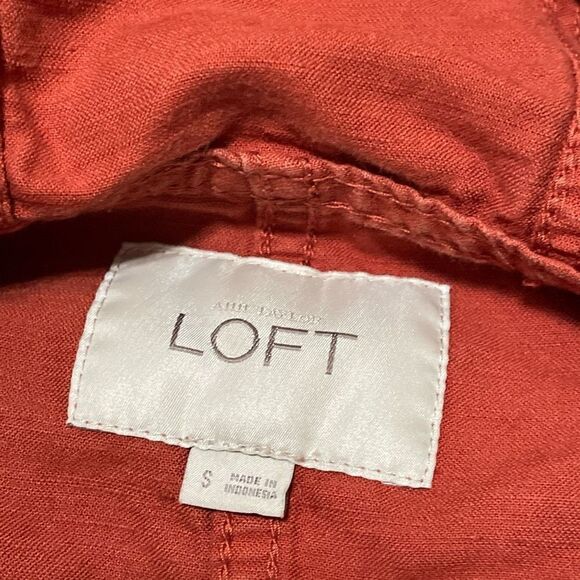 Ann Taylor loft cinch waist coat size small - Picture 3 of 5